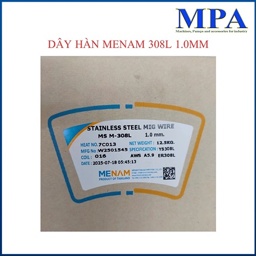 Dây hàn Menam 308L 1.0mm